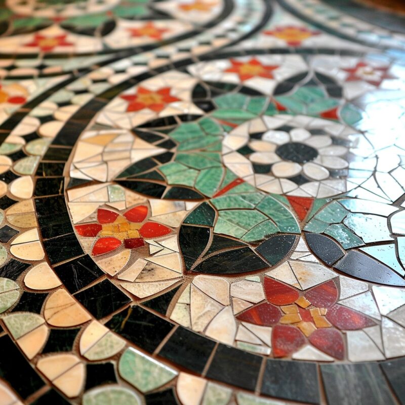 Types of Glass Mosaic Tiles - Floor Tiles