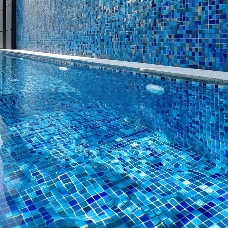 Types of Glass Mosaic Tiles - Pool Tiles