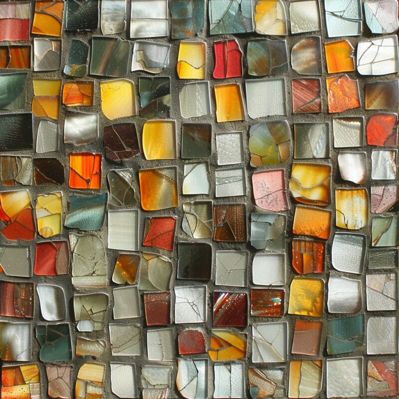 Types of Glass Mosaic Tiles - Recycled Glass Tiles