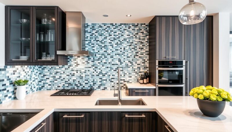 glass mosaic kitchen backsplash glass mosaic kitchen backsplash