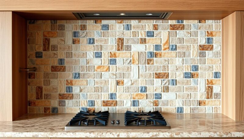 stone mosaic kitchen backsplash stone mosaic kitchen backsplash